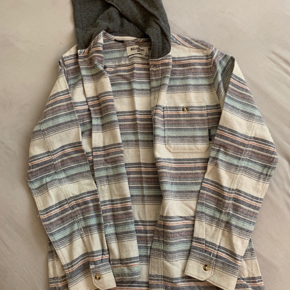 Billabong hooded flannel